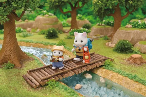 Sylvanian Families - Spændende Opdagelsessæt -Latte Cat Bror & Baby - 5763