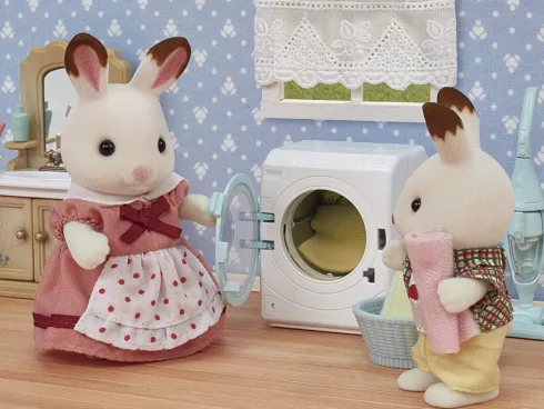 Sylvanian Families - Vaskemaskine Og Støvsuger - 5445