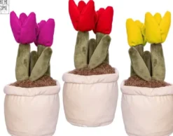 Take Me Home - Tulipan Plante Bamse - 27 CM - Assorteret