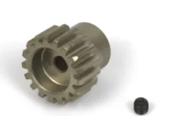 17T Aluminium Pinion Gear - 0.8 M/32Dp 3.175 Shaft - Mv150627 - Maverick Rc