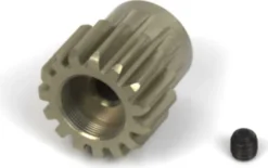 15T Aluminium Pinion Gear - 0.8 M/32Dp 3.175 Shaft - Mv150625 - Maverick Rc