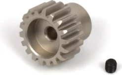 18T Aluminium Pinion Gear - 0.8 M/32Dp 3.175 Shaft - Mv150628 - Maverick Rc