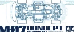 Tamiya - M-07 Concept Chassis Kit Rc Byggesæt - 1:10 - 58647