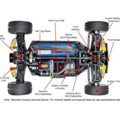 Tamiya - Neo Scorcher Tt-02B - Rc Bil Byggesæt - 1:10 - 58568