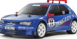 Tamiya - Peugeot 306 Maxi Bt-01 R/C Bil Byggesæt - 1:10 - 58746