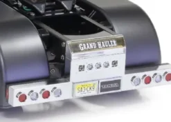 Tamiya - Rc Grand Hauler Fjernstyret Lastbil Byggesæt - Mat Sort - 1:14 - 56356