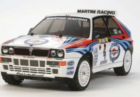 Tamiya 58570 - R/C Lancia Delta Tt-02 - Bil Byggesæt - 1/10