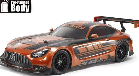 Tamiya 47519 - Rc Mercedes-Amg Gt3 Evo Painted Tt02 - 1:10