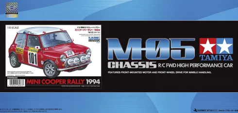 Tamiya 58483 - Rc Mini Cooper Rally 1994 Bil - M-05 - 1:10