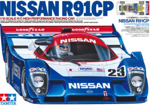 Tamiya 47531 - Rc Nissan R91Cp Fjernstyret Bil Byggesæt - 1:10