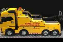 Tamiya - Rc Volvo Fh16 Tow Truck 8X4 Globetrotter 750 Fjernstyret Lastbil Byggesæt - 1:14 - 56362