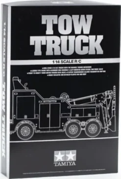 Tamiya - Rc Volvo Fh16 Tow Truck 8X4 Globetrotter 750 Fjernstyret Lastbil Byggesæt - 1:14 - 56362