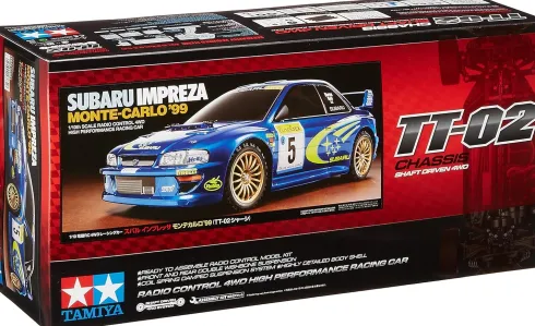 Tamiya - Subaru Impreza Monte-Carlo '99 Tt-02 Rc Byggesæt - 1/10 - 58631