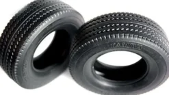 Tamiya - Truck Tires - Lastbil Dæk - Hard - 30 MM - 2 Stk - 56528
