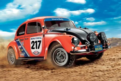 Tamiya - Vw Beetle Rally R/C Bil Byggesæt - Mf-01X - 1:10 - 58650