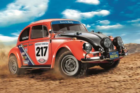 Tamiya - Vw Beetle Rally R/C Bil Byggesæt - Mf-01X - 1:10 - 58650