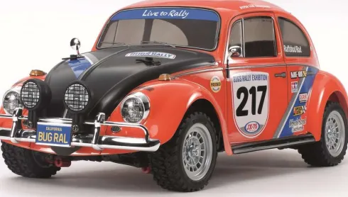 Tamiya - Vw Beetle Rally R/C Bil Byggesæt - Mf-01X - 1:10 - 58650