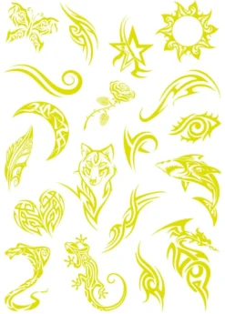 Tatoveringer Til Børn - Glow In The Dark - Crazy Chic - Clementoni