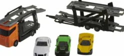 Teamsterz - Biltransporter Legetøj - Lastbil Inkl. Biler - Assorteret