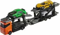 Teamsterz - Biltransporter Legetøj - Lastbil Inkl. Biler - Assorteret