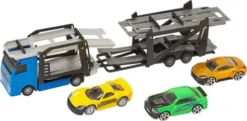 Teamsterz - Biltransporter Legetøj - Lastbil Inkl. Biler - Assorteret