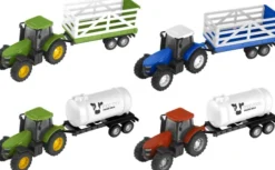 Teamsterz - Country Life - Traktor Og Trailer Legetøj - Assorteret