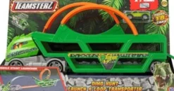 Teamsterz - Dino Hunt - Launch And Loop Transporter - Bilbane Med 1 Bil