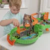 Teamsterz - Dino Hunt - Pack Away Bilbane Legesæt Med 1 Bil