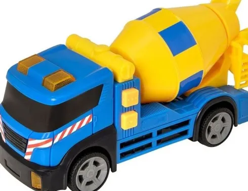 Teamsterz - Mighty Machines - Cementblander Legetøj - Lys Og Lyd