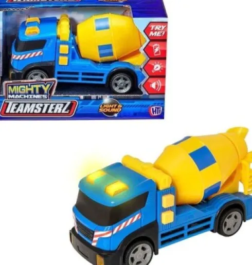 Teamsterz - Mighty Machines - Cementblander Legetøj - Lys Og Lyd