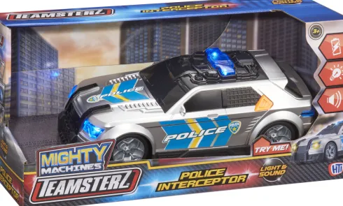 Teamsterz - Mighty Machines - Police Interceptor - Legetøjs Bil