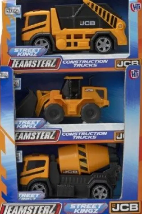 Teamsterz - Street Kingz - Jcb Construction Trucks - Assorteret