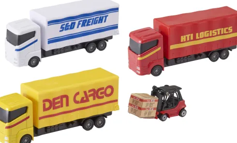 Teamsterz - Street Kingz - Load And Go - Lastbil Gaffeltruck Legetøj - Assorteret