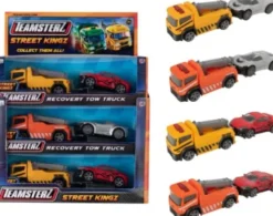 Teamsterz - Street Kingz - Recovery Tow Truck - Legetøjs Biltransporter - Assorteret