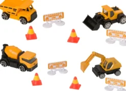 Teamsterz - Street Machines - Big Builders - Gravemaskiner Legetøj Sæt - Assorteret