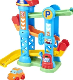 Teamsterz - Tiny Teamsterz Tumbling Tower - Bilbane Med 1 Bil