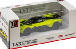 Tec-Toy - Aston Martin Valkyrie Die-Cast Model Bil - 1:43 - Lysegrøn
