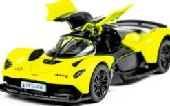 Tec-Toy - Aston Martin Valkyrie Die-Cast Model Bil - 1:43 - Lysegrøn
