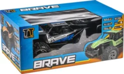Tec-Toy - Brave Rc Fjernstyret Offroad Bil - 1:12 - 2,4Ghz - Blå