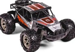 Tec-Toy - Brave Rc Fjernstyret Offroad Bil - 1:12 - 2,4Ghz - Rød