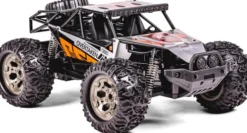 Tec-Toy - Brave Rc Fjernstyret Offroad Bil - 1:12 - 2,4Ghz - Rød