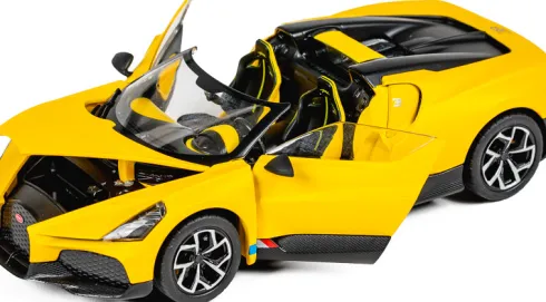 Tec-Toy - Bugatti Mistral Die-Cast Model Bil - 1:24 - Gul