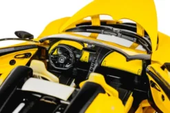 Tec-Toy - Bugatti Mistral Die-Cast Model Bil - 1:24 - Gul