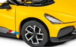 Tec-Toy - Bugatti Mistral Die-Cast Model Bil - 1:24 - Gul