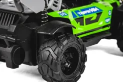 Tec-Toy - Chaser Rc Fjernstyret Offroad Bil Med Lys - 1:18 - Grøn