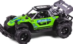 Tec-Toy - Chaser Rc Fjernstyret Offroad Bil Med Lys - 1:18 - Grøn