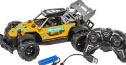 Tec-Toy - Chaser Rc Offroad Bil Med Lys - 1:18 - 2,4Ghz - Orange