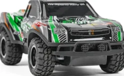 Tec-Toy - Fight-2 R/C Bil Med Lys - 1:24 - 10 Km/T - 2,4 Ghz - Grøn