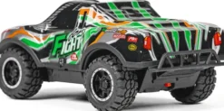 Tec-Toy - Fight-2 R/C Bil Med Lys - 1:24 - 10 Km/T - 2,4 Ghz - Grøn