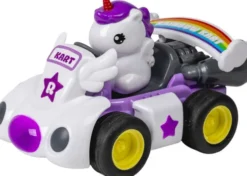 Tec-Toy - Fjernstyret Enhjørning Bil - Unicorn Rc-Kart - Lyd Og Lys